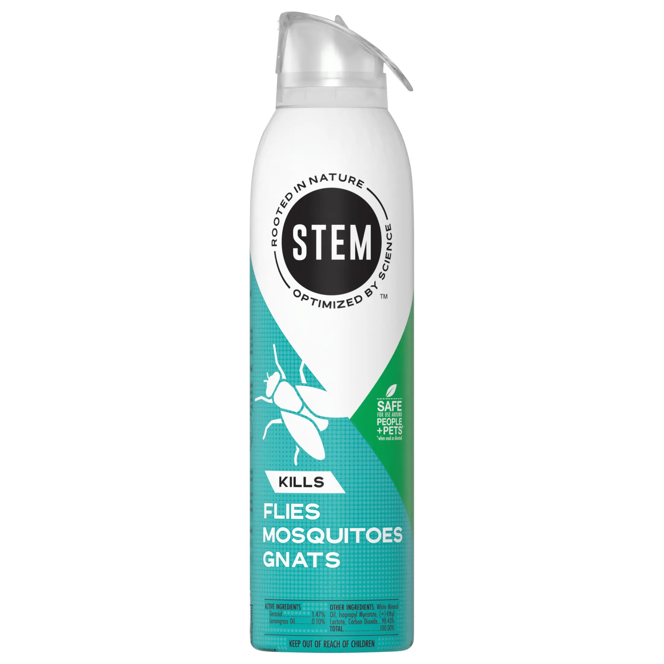 STEM Kills Indoor and Outdoor Flies Mosquitoes and Gnats Insect Killer Bug Spray, 10 oz