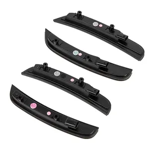 One Direct Fit 4Pcs LED Car Side Marker Lights Fender Lamps for Dodge Charger 2015-2023 68214404AA 68214405AA 68214126AA 68214127AA High Brightness Purple Green Lights 12V PC Lens Waterproof