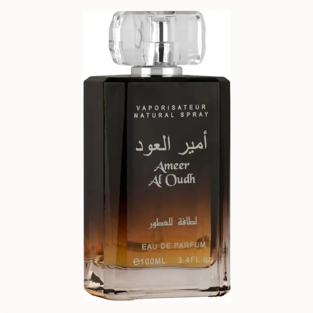 Lattafa Ameer Al Oudh Eau de Parfum - Unisex Fragrance with Oud Vanilla & Labdanum Notes 100ml Natural Spray