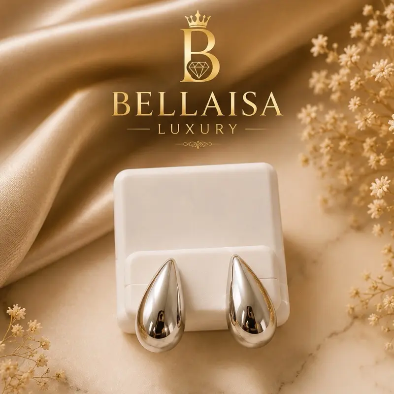 Aretes Gota en Plata 925