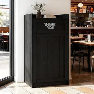 40 Gallon Under Counter Storage Cabinet, Heavy Duty Wooden Kitchen Cabinet with Tray Top for Home Kitchen Pantry