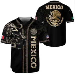 Men's Mexico Baseball Jersey, Mexico Baseball Jersey for Men, Mexican Heritage Shirt, Athletic Button-Up Sportswear, Summer Game Day Outfit, Gift for Him, Casual Streetwear Look