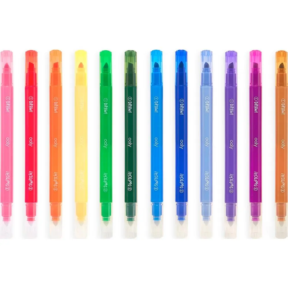 Switch-eroo Color Changing Marker Set – Creative Drawing Fun