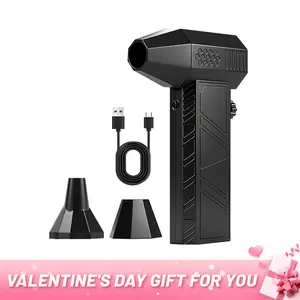 【VALENTINE'S DAY】Mini Turbo Jet Fan – 130,000 RPM High-Speed Handheld Blower, 0.77 lbs Lightweight Design, 52 m/s Wind, USB-C Fast Charging, Multi-Scene Use