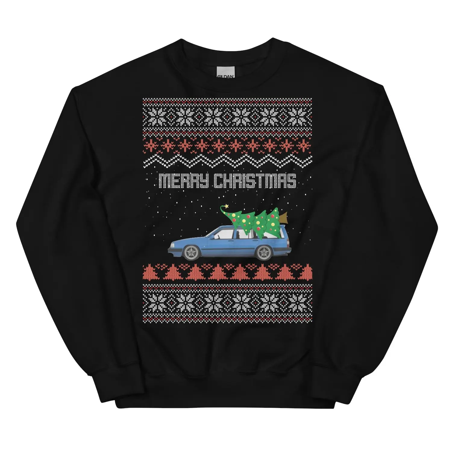 Ugly Christmas Sweater, Merry Christmas Sweatshirt, Classic Sports Car, Christmas Gift, Car Guy Holiday Gift, Ugly Xmas Sweater