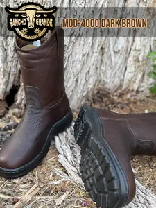 Light Weight ,Oil & Slip Resistant Work Boots MOD.-4000 Leather