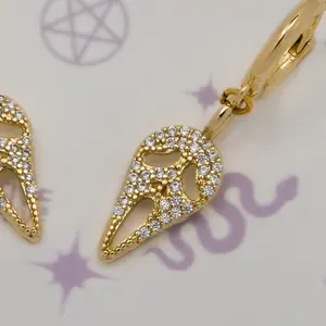 Ghostface Earrings- Perfect for the Horror Lover