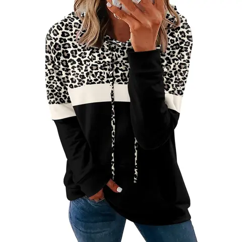 CRAZY GRID Womens Oversized Hoodies Fleece Sweatshirts Long Sleeve Sweaters Pullover Fall Clothes with Pocket