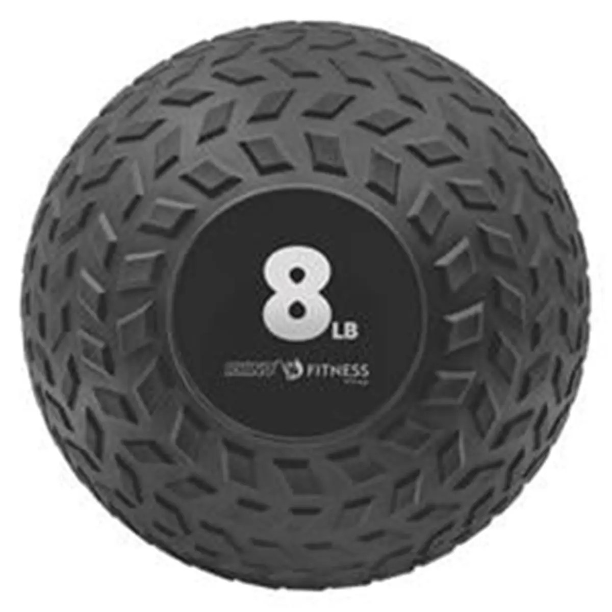 212 MAIN 8 lbs Seamless Rubber Sand-Filled Medicine Ball - Black, Firm Grip Bounce-Resistant Exercise Ball for Balance Training & Fitness Training Equipment