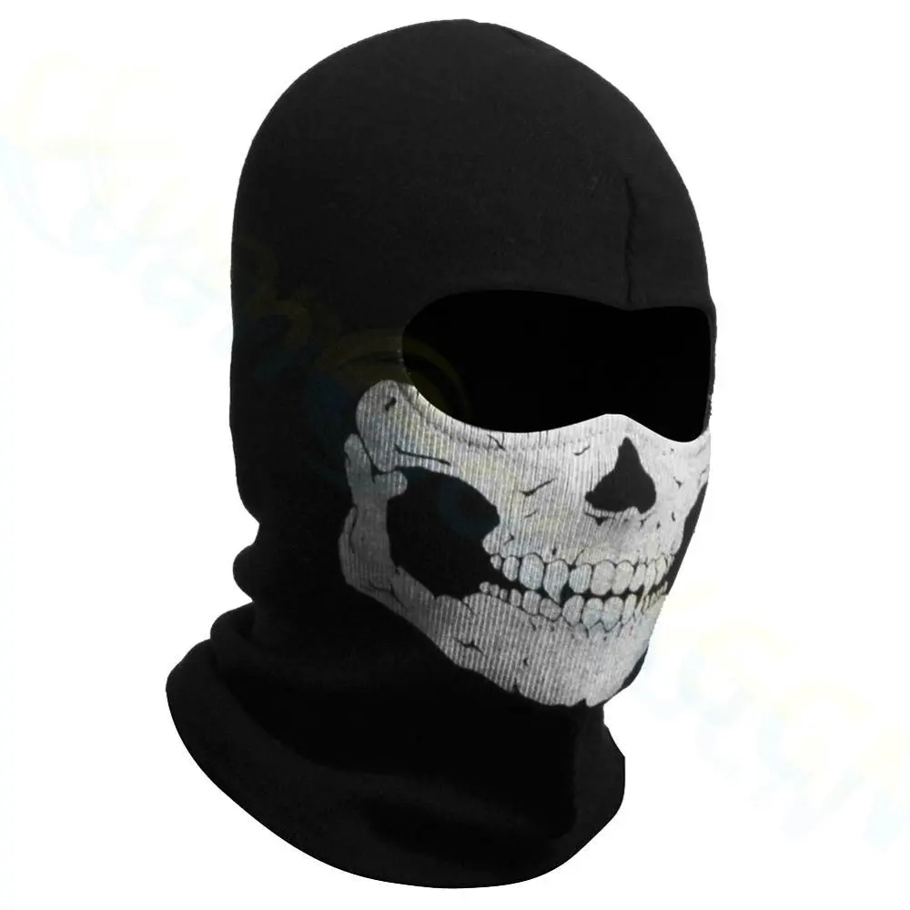 1 skull cover in white
