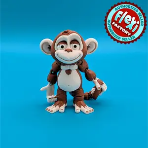 Monkey Flexible Miniature Figurine