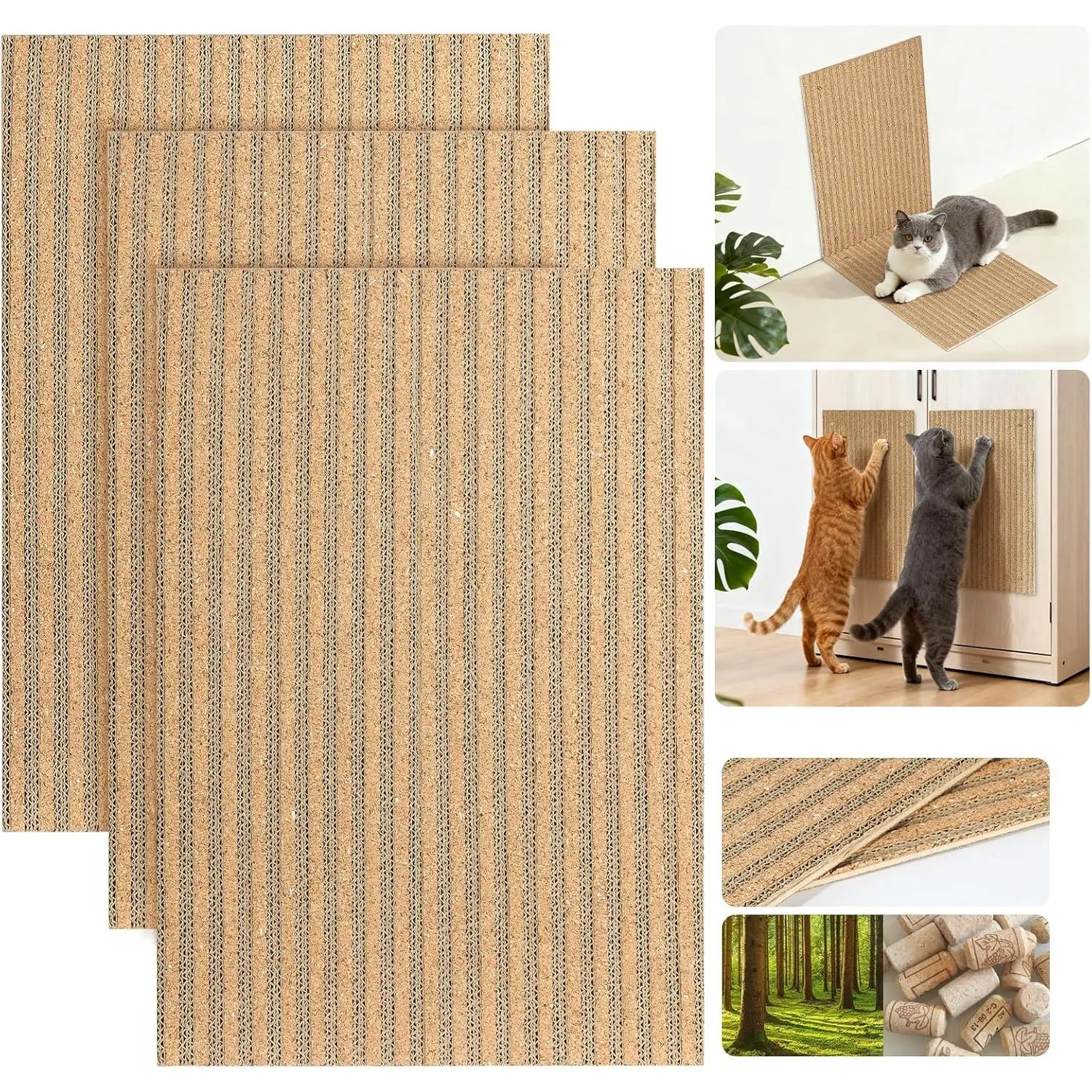 brown-17*12inch-3Pcs