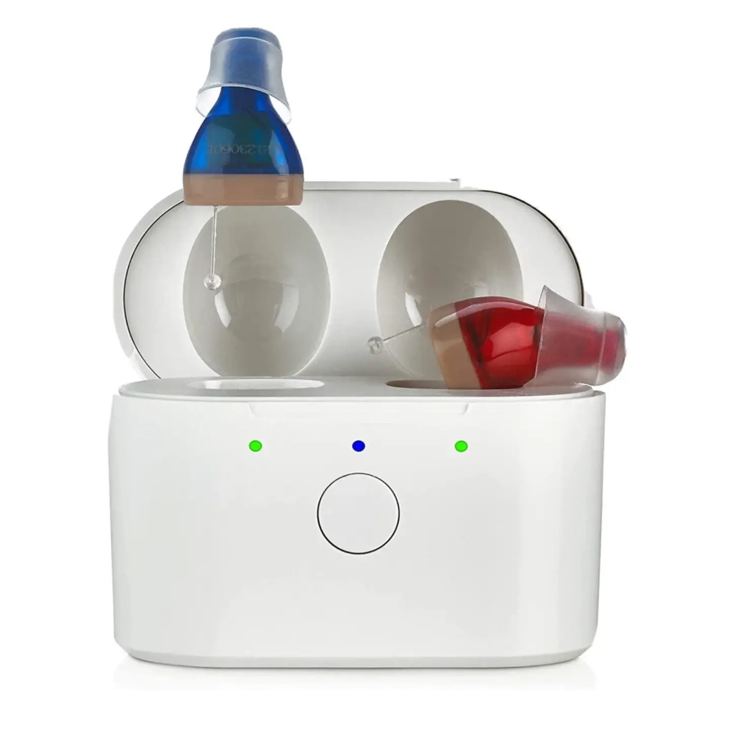Electronic Wireless Bluetooth Hearing Aids with Real-Time AI Language Translation, Multi-Function Portable Audio Device for Travel, Universal iOS-Android Compatibility