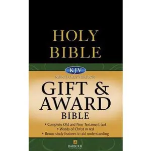 USED Book - Holy Bible: King James Version, Black, Gift & Award by Mark Fackler (Paperback) - english