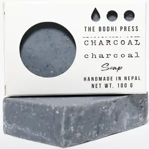 Charcoal Soap I Naturally Activated Bamboo Charcoal I Handmade Body Soap