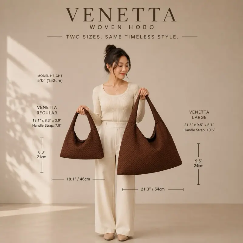 Venetta Suede Woven Hobo