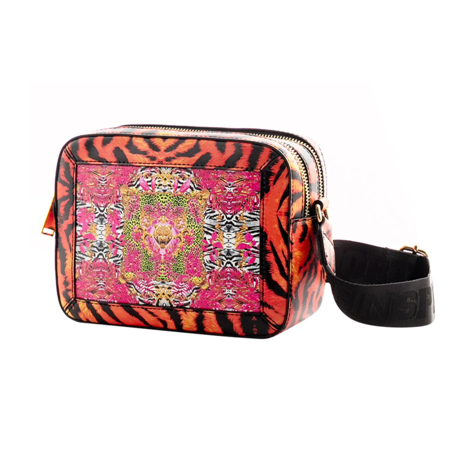 Plein Sport Fuchsia Polyurethane Crossbody Bag