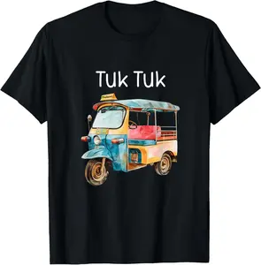 100%cotton Thailand Tuk Tuk Bangkok T-Shirt