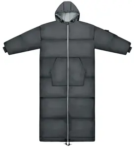 Grey Long Sleeve Sleeping Bag Jacket L-XXL