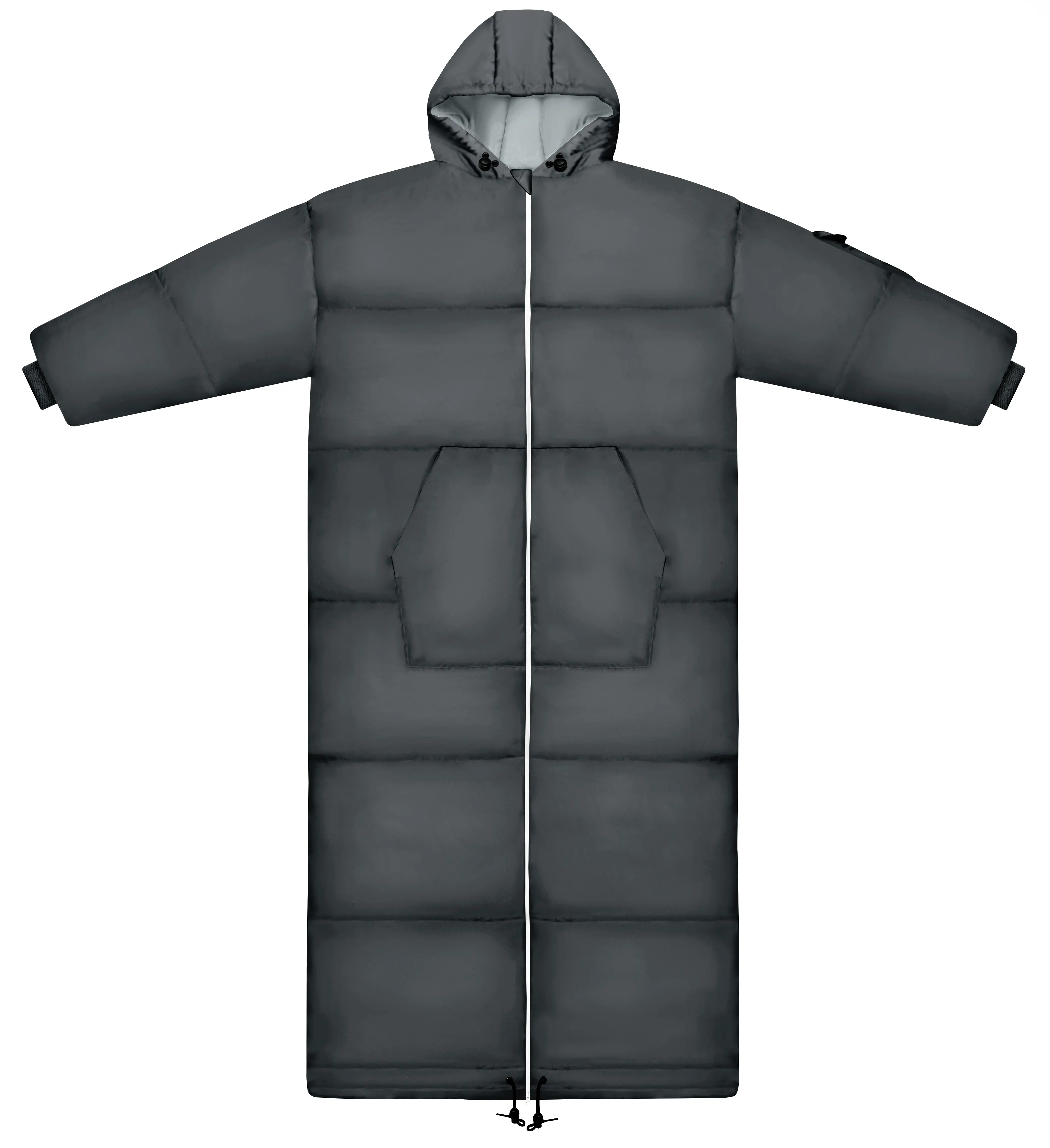 Grey Long Sleeve Sleeping Bag Jacket L-XXL