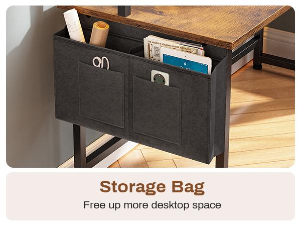 SEDETA 57.5-inch L-Shaped Gaming Table with Tray Reversible Computer Desk Furniture Shelf