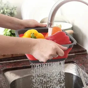 Folding Silicone Drain Basket