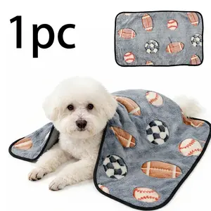 Warm and Comfortable Pet Blanket, Cute Pattern Dog Blanket for Small to Medium Dogs, Cozy Pet Bedding for Pets