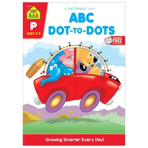 School Zone ABC Dot-to-Dots Workbook: 32 Pages, Preschool, Kindergarten, Learning Activities, Connect the Dots, Alphabet, ABC's, 123, Counting, Letter Puzzles, Ages 3-5 (Get Ready! Book Series) Paperback – July 24, 2017