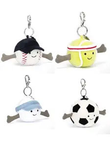 Jellycat Mini Jellycat Keychain Soft Bag Charm Accessory Kawaii Backpack Keyring Adorable Compact and Cute for TikTok Shop Lovers