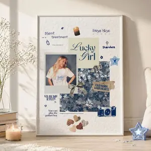 Freya Skye Stars Align Tour Poster, Aesthetic Concert Collage Wall Art Decor, Singer Tour Print, Music Lover Gift