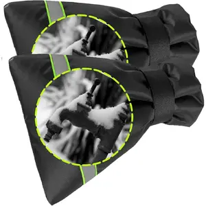 Outdoor Faucet Cover for Winter - Pro 7.1" W x 9.8" H - 2 Pack Outdoor Water Faucet Cover Socks for Winter Freeze Protection Pipe Insulation   Insulated Spigot backflow Cover