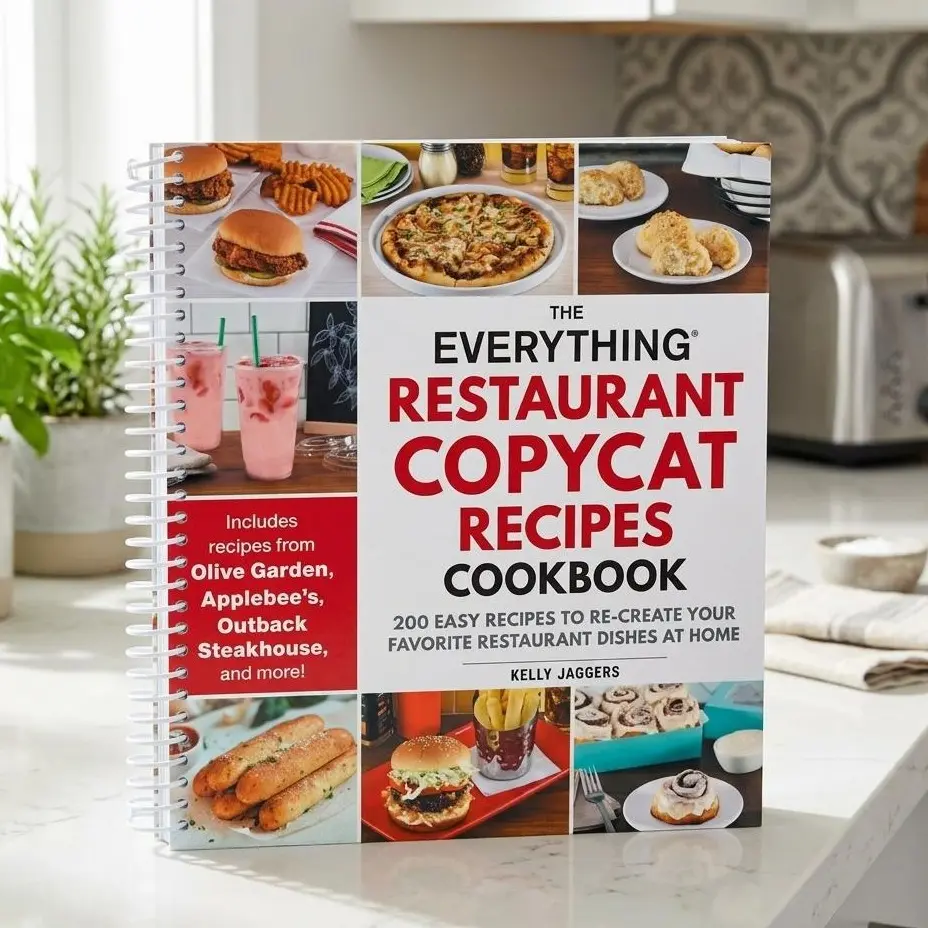 Restaurant Copycat Recipes Cookbook | 200 Homemade Meals, Desserts & Drinks Inspired by Popular Restaurants