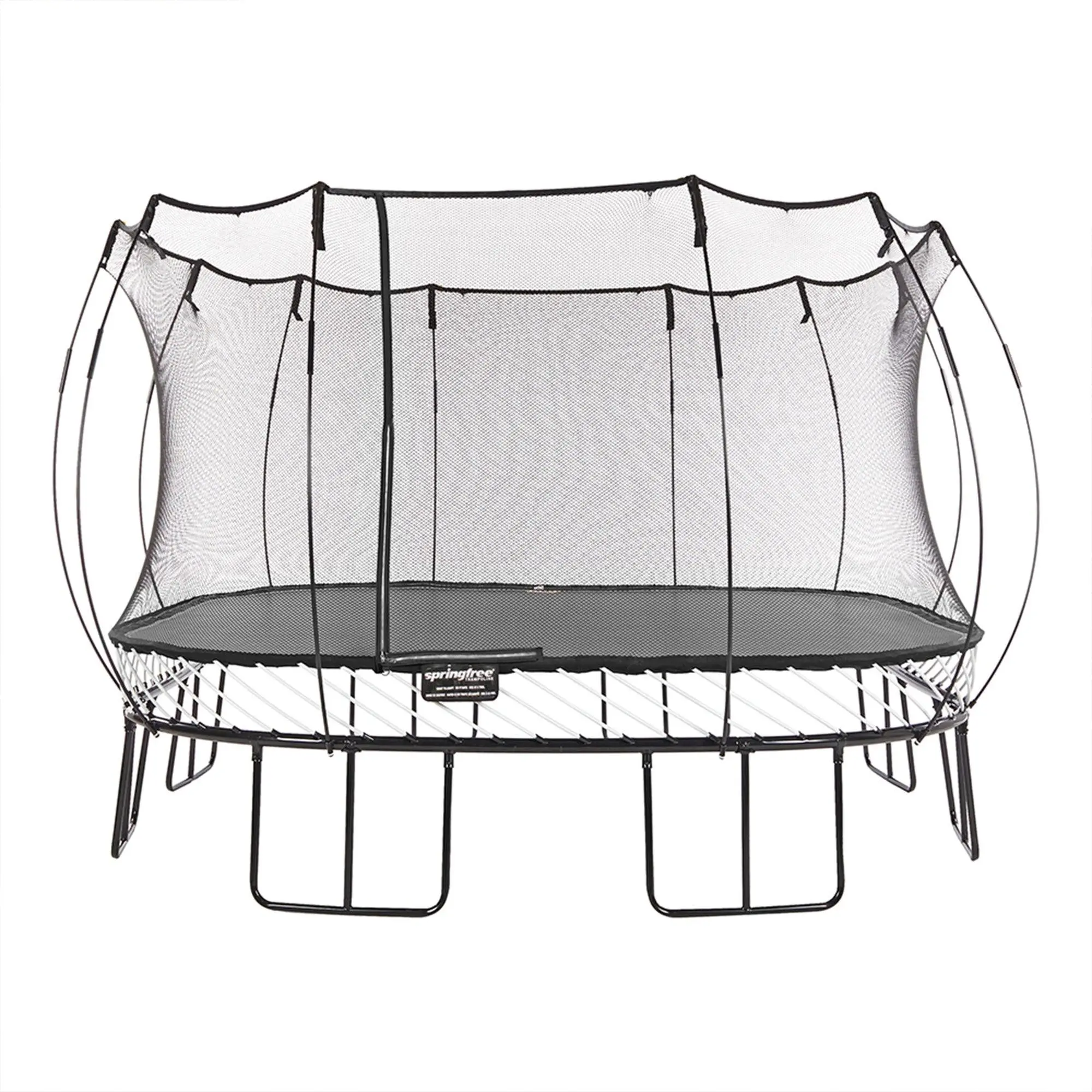 Springfree Trampoline Kids Outdoor Jumbo Square 13 Ft Trampoline with Enclosure Springfree Trampoline Kids Outdoor Jumbo Square 13 Ft Trampoline with Enclosure