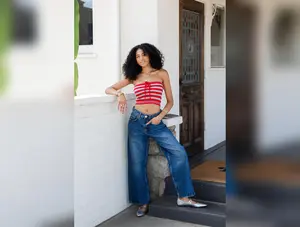 Jaya Vintage Denim Wide Leg Jeans by BDG