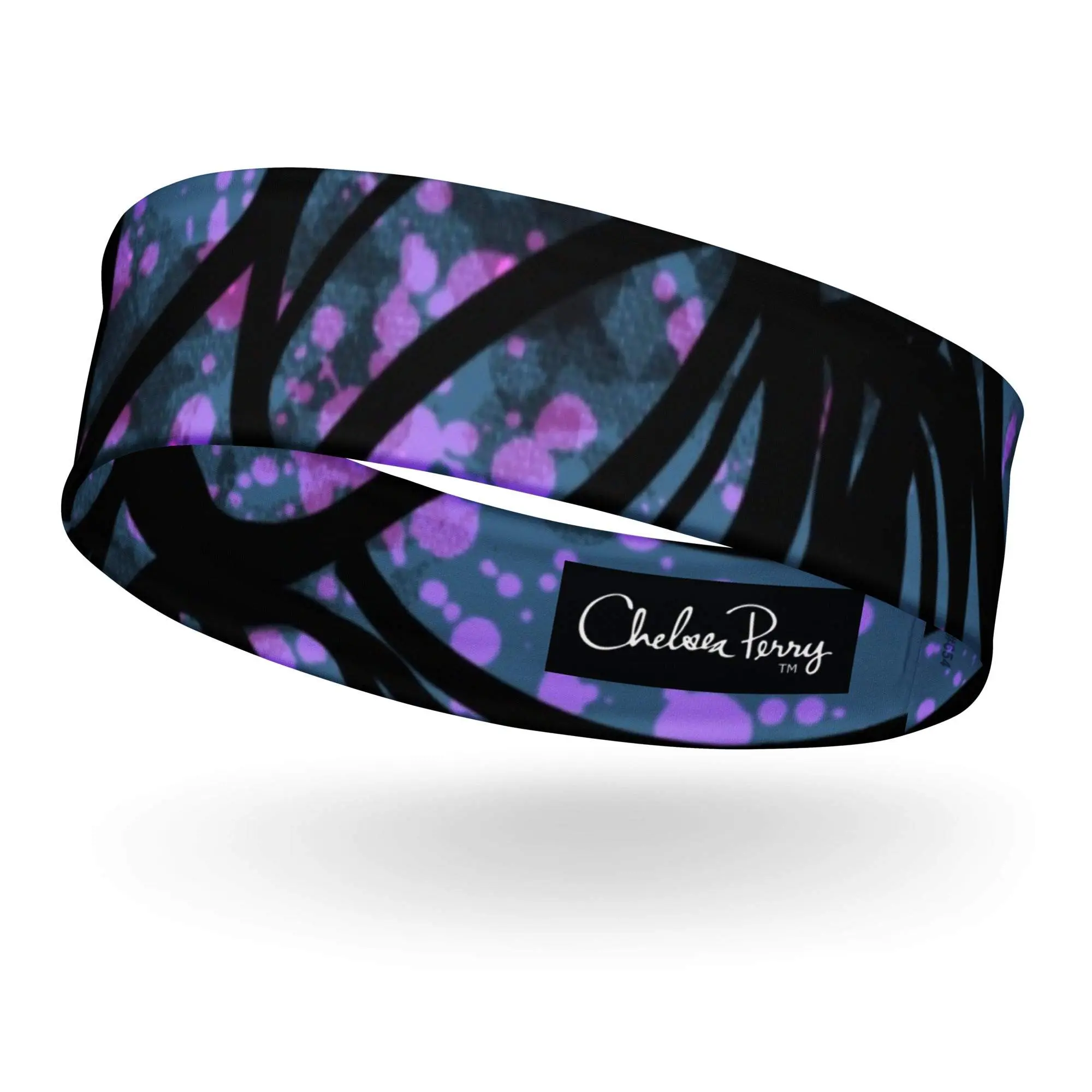 Moonlit Kiss - Chelsea Perry Original Art - Headband, Custom Art, The Best Headband, Unique Gift, Cool Custom Clothing, Custom Headbands