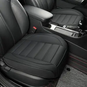 2 Pack Leather Front  Seat Covers,Bottom Seat Covers for ,Driver  Seat Cover,Luxury Seat Protectors,,Full Wrap,for  ,Sedan,,SUV(Black)