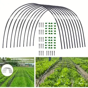 Adjustable Garden Greenhouse Ring, 1 Set Detachable Plant Support Pile, Plant Support Tool for Outdoor Plant Protection, Suitable for Agricultural Use, Garden Supplies