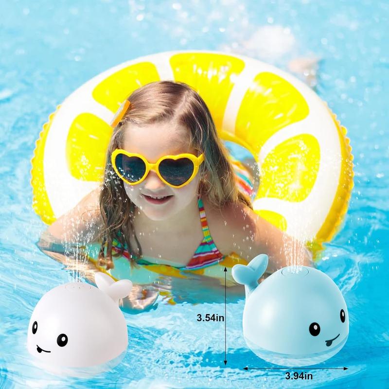 Baby Bath Toys for Kids Ages 1-3, Whale Bath Toy Sprinkler Light up Bath Toys for Babies 6-12 Months, Water Pool Bathtub Toys Toddlers, Newborn Baby Birthday 1 Year Old Boy Toys