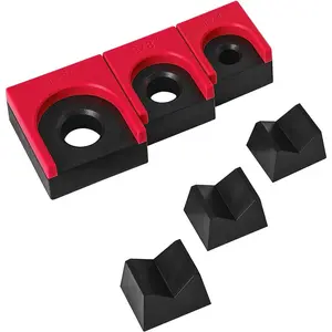 Ratchet Organizer Kit - 3 Pack Set, with  , Ratchet Organizer for Tool Box Drawer, Keep Tools Organized, for Garage, Workshop (Red/Black)