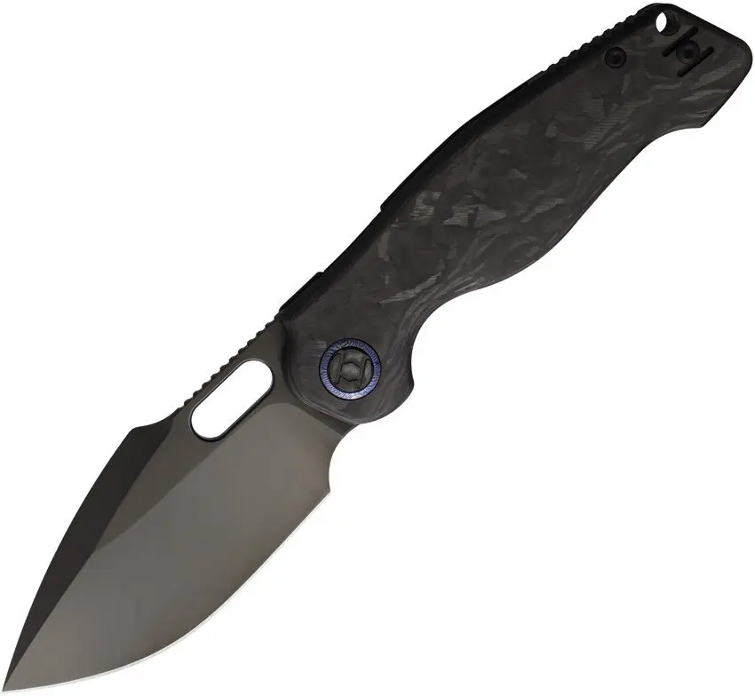 KUNWU Gringo Verta Lock DLC CF Elmax Pocket Knife b712-cf-4