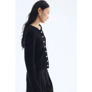 H&M Rib-knit cotton cardigan