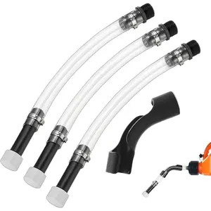 Gas Can Hose, Racing  Jug Hose with Bender, for 3/5/5.5 Gallon Gas Cans,Vp  Jug, Gas Can Spout Replacement with Upgraded Filler Design(3 Hoses & 1 Bender, 1 inch, 26 mm)