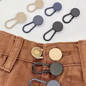6 sets of universal adapter waist belt extenders, detachable denim button extenders without sewing required