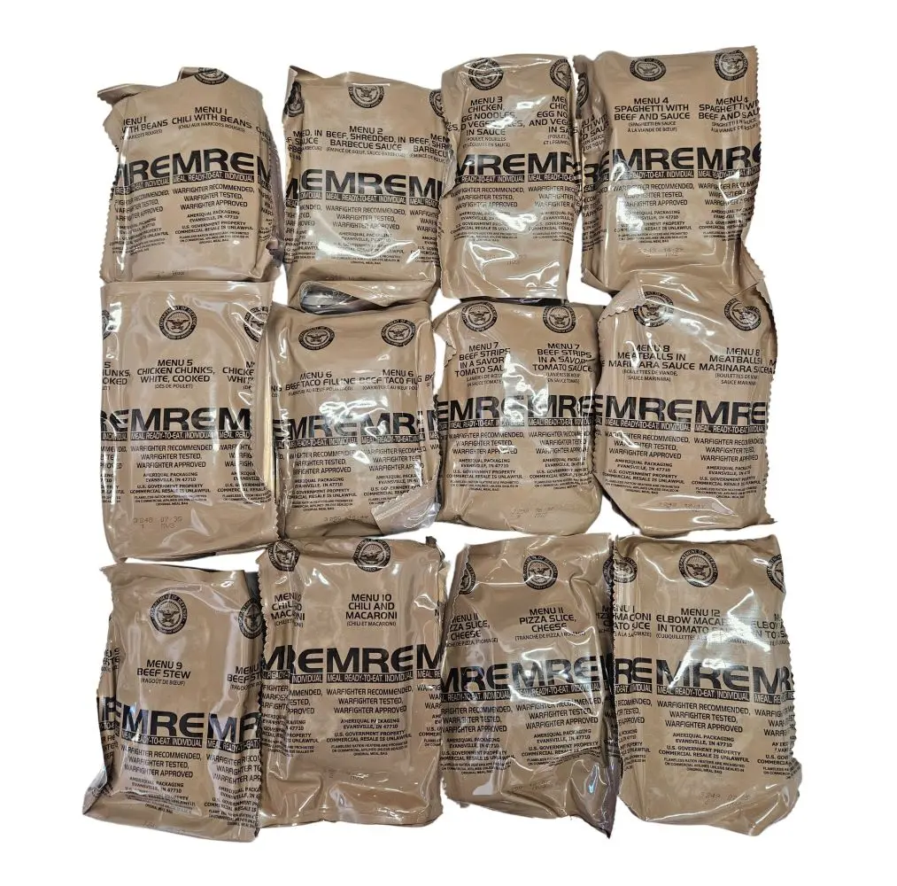 MRE Case A/B Combo [2026] - 24 Rations - Factory Sealed Meal Ready