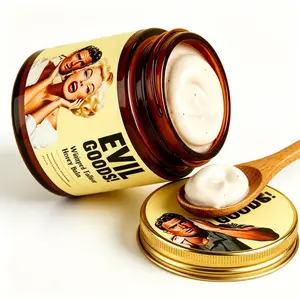EVIL GOODS Whipped Beef Tallow Balm with Manuka Honey, All Natural All-in-One Moisturizer for Face Body Lips Hands, Nourishing Balm for Extra Dry Skin, Handcrafted Small Batch Skincare for Women Men