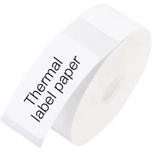 Labels Paper for Portable Thermal Printer, Self-Adhesive Office Labels&Stickers 14mmx40mm Adapted All-Purpose Thermal Print Maker Paper, 180 Labels/Roll