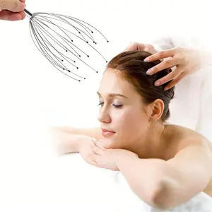 20 Claw Head Massager, Head Massaging Tool Gentle for Stress Relief, Anxiety Relief, Head Scratcher for Women & Men