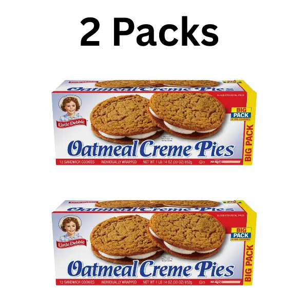 Big Pack Oatmeal Crème Pies, 30 oz (12 count)