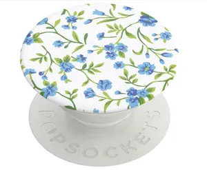 PopSockets Adhesive Phone Grip, Holder, Phone Stand, Flower - Blue Ditsy
