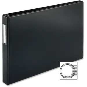 Bus. Source Tabloid-size Black Reference Binder